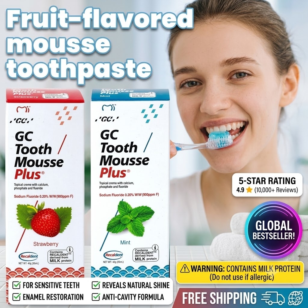 Teeth Whitening Mousse - Creme Dental Mousse Sabor Frutas GC