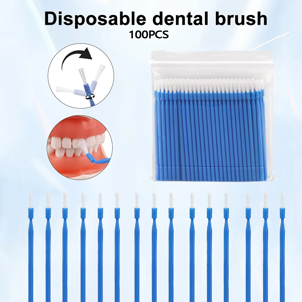 Teeth Whitening Uk - 100 Unidades de Escovas Micro Descartáveis