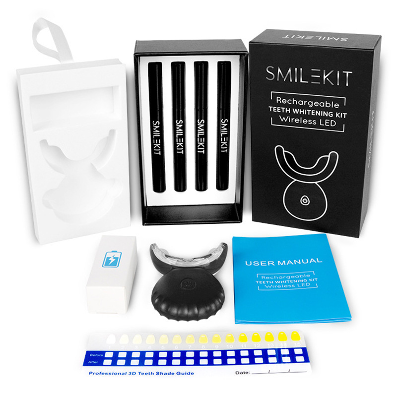 Teeth Whitening Bleaching Kit - Nova elétrica dentes branqueamento led uso